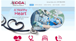 Desktop Screenshot of cardiologycenterofacadiana.com