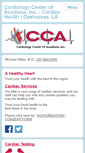 Mobile Screenshot of cardiologycenterofacadiana.com